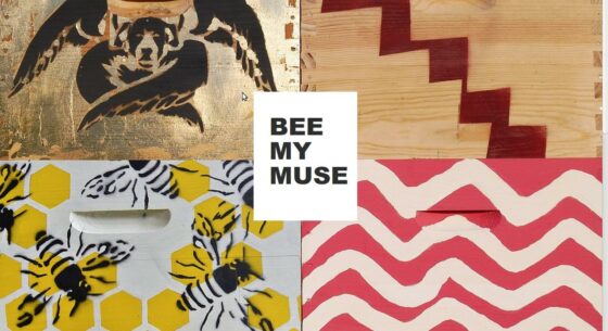 BEE MY MUSE L’art et l’abeille / Peinture sur ruche