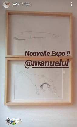 Exposition éphémère – Dessins de Manuel Henry – Le Passe Temps