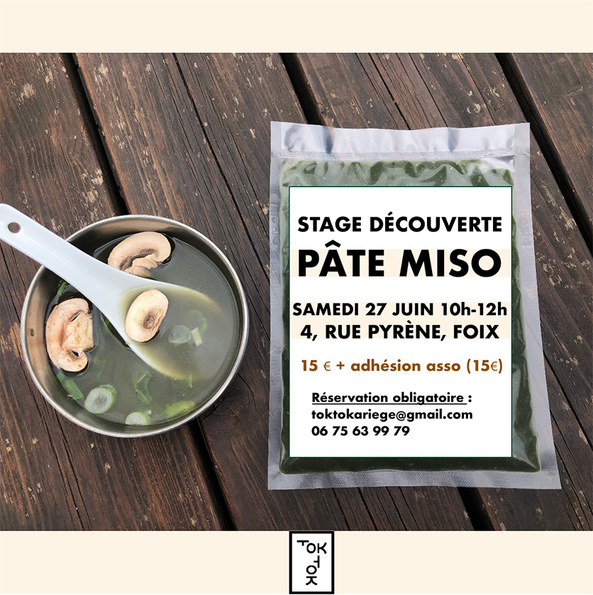 Stage découverte pâte Miso - TokTok